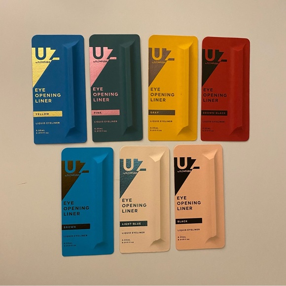 flowfushi Other - UZ by Flowfushi Liquid Eyeliner Set of Seven Beautiful Assortment of Colors NIB